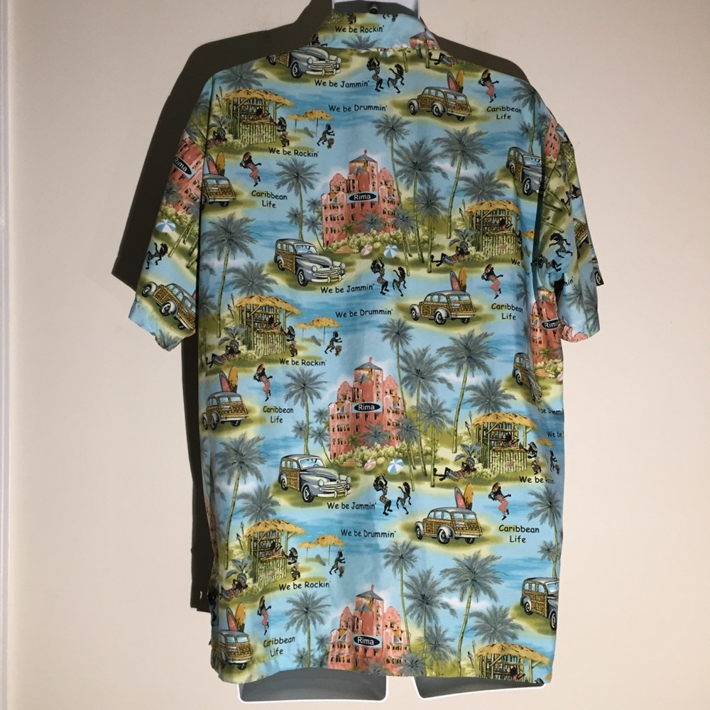 Rima We Be Boozin/Drivin/Jammin Hawaiian Shirt L